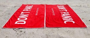 Don't Panic towels