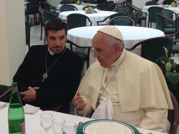 Tony Palmer and Pope Francis, image courtesy of Life Today