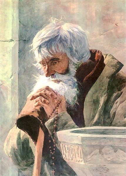 Fałat, Old Man Praying/Public Domain