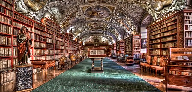 Theological Hall in Strahov Monastery, Prague. Completed in 1679. (Image credit: Pixabay)