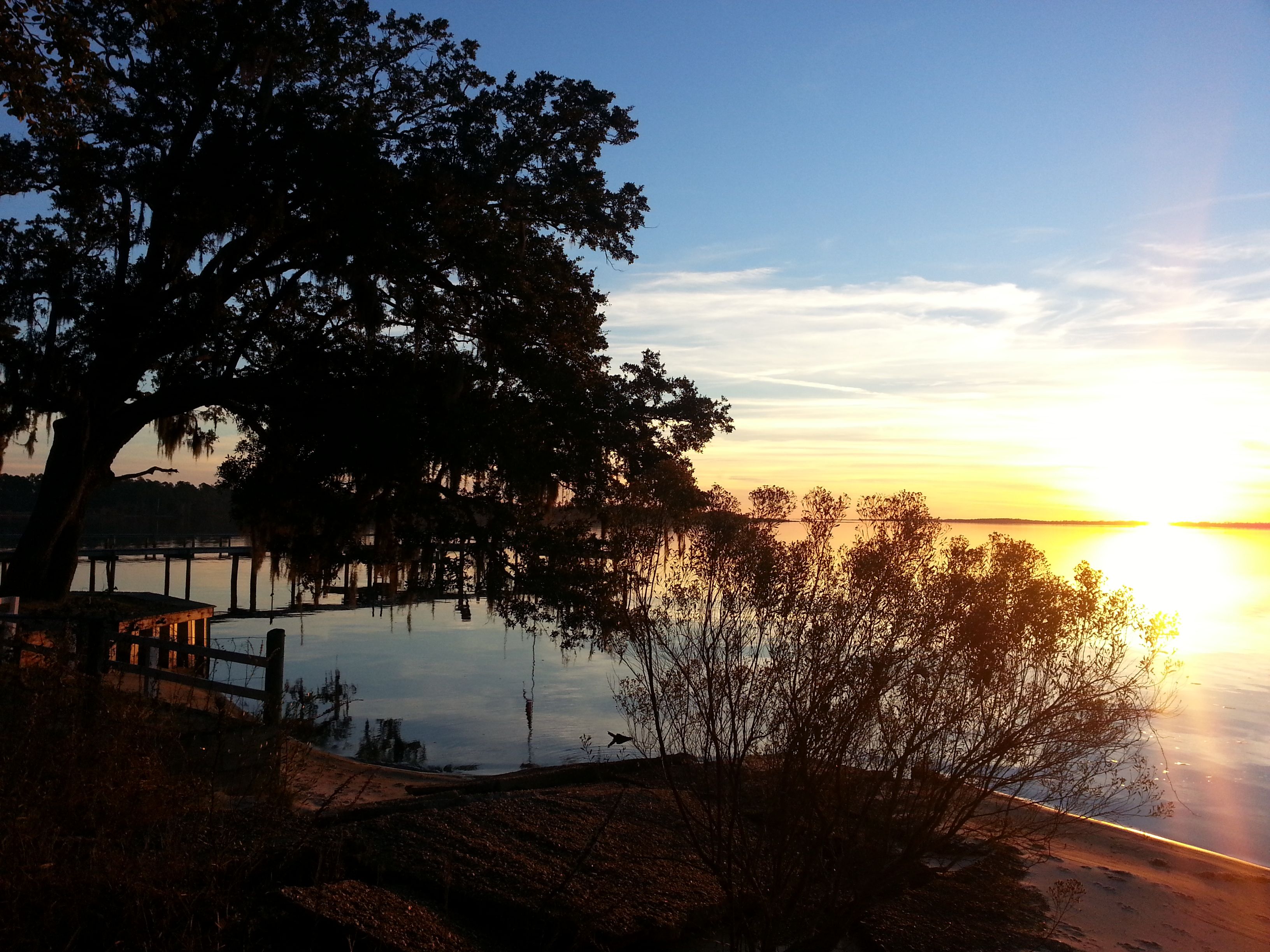 navarre bay sunset
