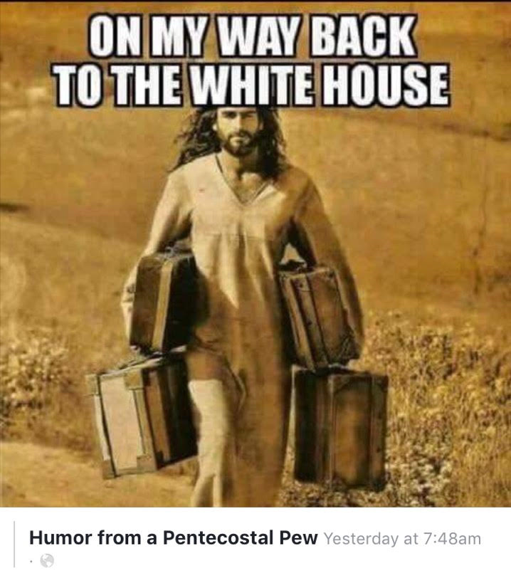 No, Jesus is not Headed to the White House. Here's Why.