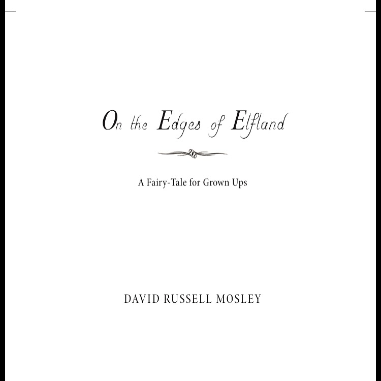 A screenshot of my title page. 