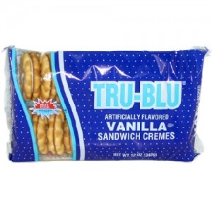 Tru-Blu Vanilla Cookies were my absolute favorite. With a tall glass of whole milk, I could polish off half the bag.