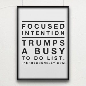 focused intention