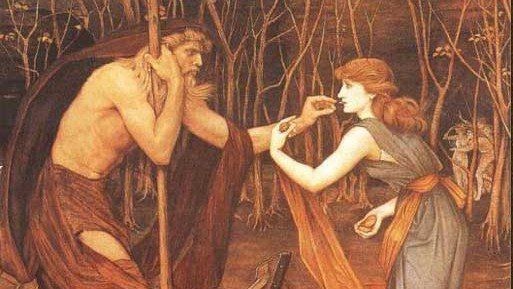 Charon and Psyche, John Roddam Spencer Stanhope [Public domain], via Wikimedia Commons