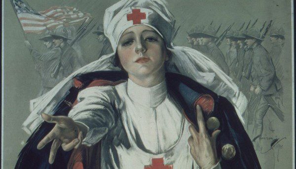Red Cross nurse for the Army poster image