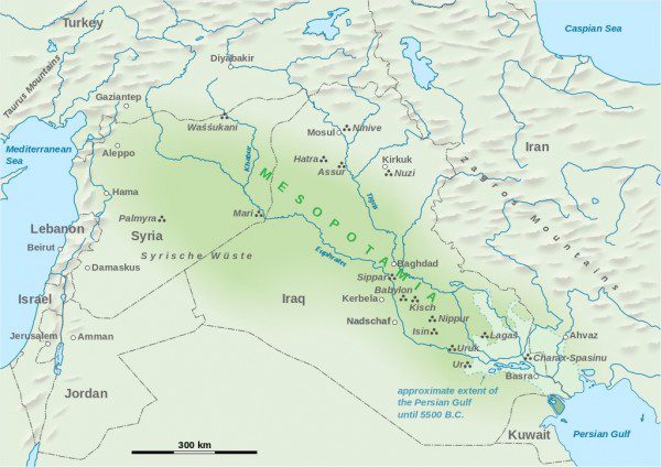 Map of Ancient Mesopotamia