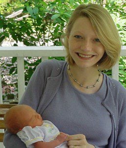 My first mother's day in 2002 with my 4 day old baby girl. ~Heron Michelle