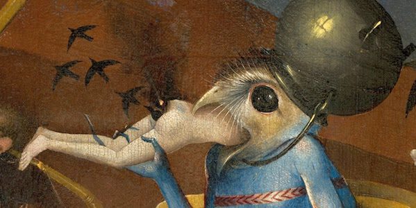 Monstrous Muncher Detail from Bosch's Garden of Earthly Delights