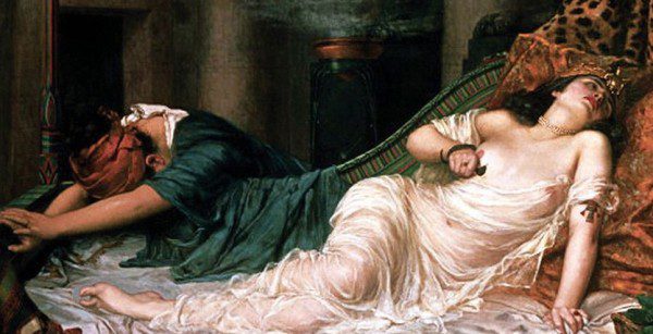 Public Domain The Death of Cleopatra by Reginald Arthur, 1891