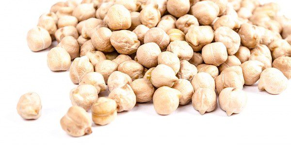 Chickpeas, or garbanzo beans, are a legume high in protein and essential nutrients. CC0 Public Domain ~ Pixabay