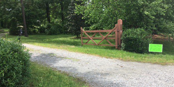 The only sign at the gate on the country road, that led the trespassers to our Sabbat, in the dark of a late Samhain night. ~photo Heron Michelle