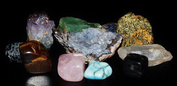 Natural gemstones and crystals - CC0 Public Domain Pixabay