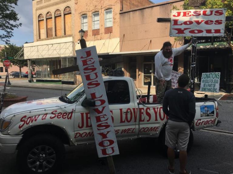 The Jesus Love You Man's Truck