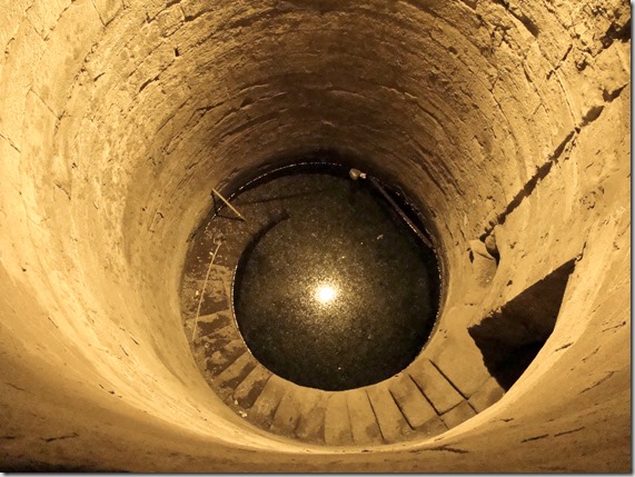 AWIB-ISAW: The Well at Kom Ombo A deep well at the Ptolemaic temple at Kom Ombo, which functioned as a nilometer. The well is also thought to have been used in the ritual worship of the crocodile. by Iris Fernandez (2009) copyright: 2009 Iris Fernandez (used with permission) photographed place: Omboi (Kom Ombo) [http://pleiades.stoa.org/places/606346] Published by the Institute for the Study of the Ancient World as part of the Ancient World Image Bank (AWIB). Further information: [http://www.nyu.edu/isaw/awib.htm].