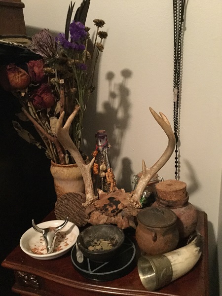 Bedside Altar. Photo by Coby Michael.