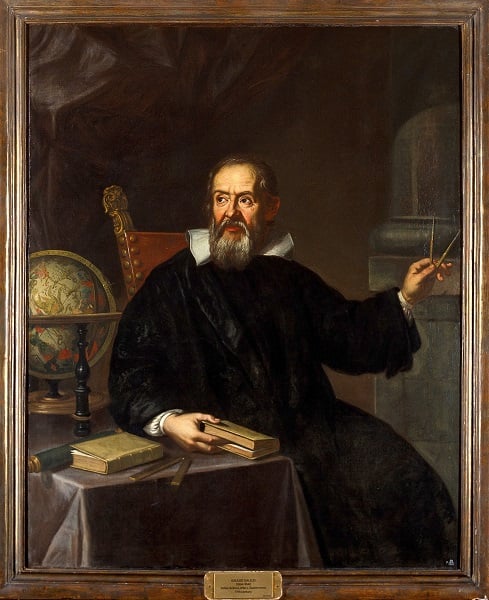 Galileo Galilei (1564-1642). Oil painting by an Italian painter. (Wikimedia Commons) Credit: Wellcome Library, London. Wellcome Images images@wellcome.ac.uk http://wellcomeimages.org Galileo Galilei (1564-1642). Oil painting by an Italian painter, 18th (?) century. Published: - Copyrighted work available under Creative Commons Attribution only licence CC BY 4.0 http://creativecommons.org/licenses/by/4.0/