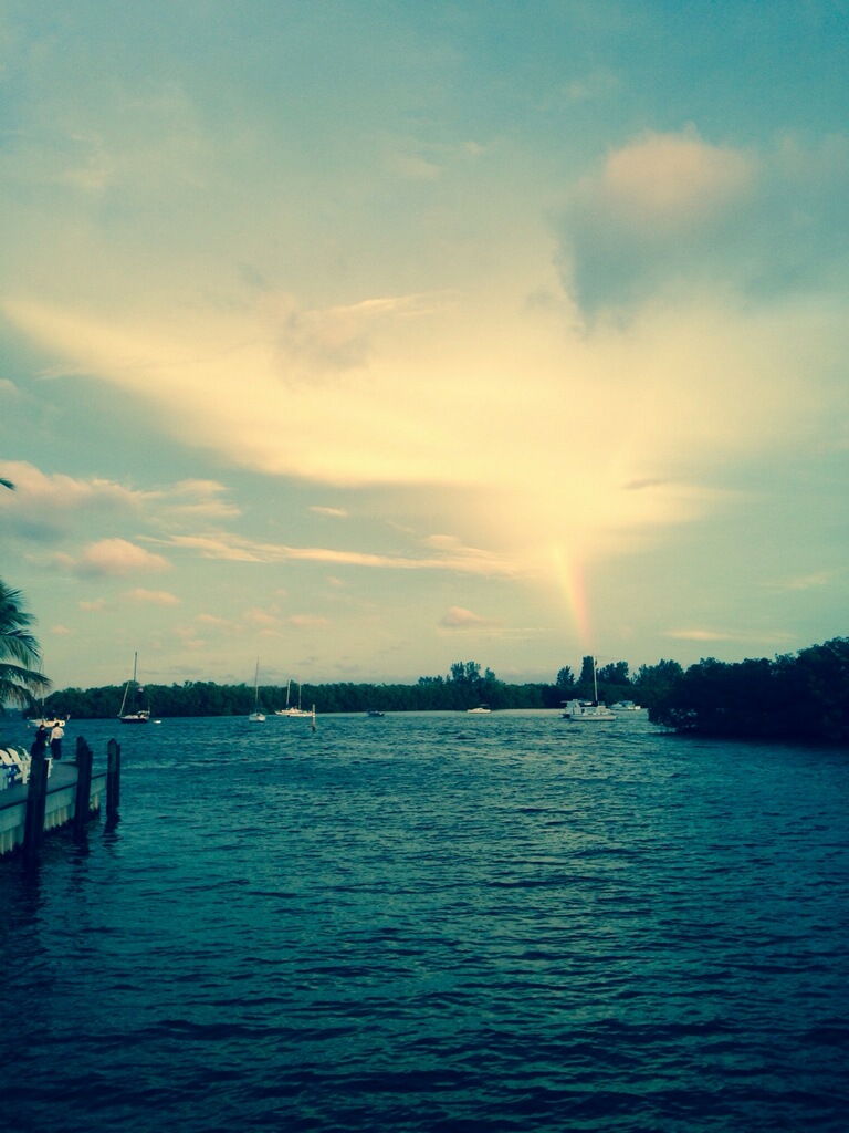 Rainbow, welcoming us to the area. Photot courtesy of Jessica Michelle Smith, The Getaway.