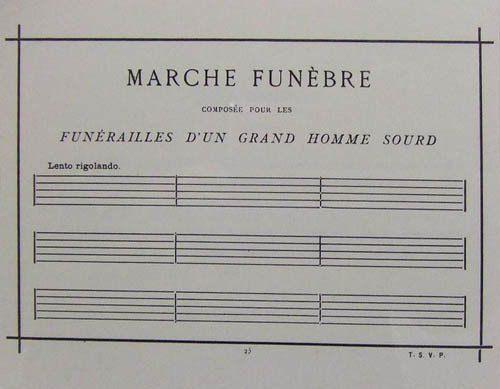 Funeral March for the Obsequies of a Deaf Man