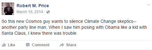 Robert Price Climate Change Facebook