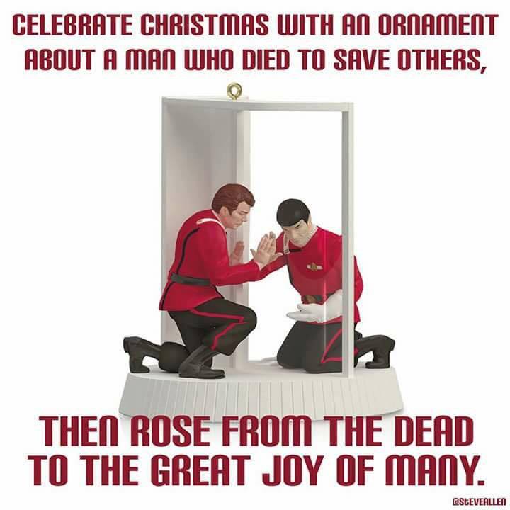 Star Trek Xmas ornament