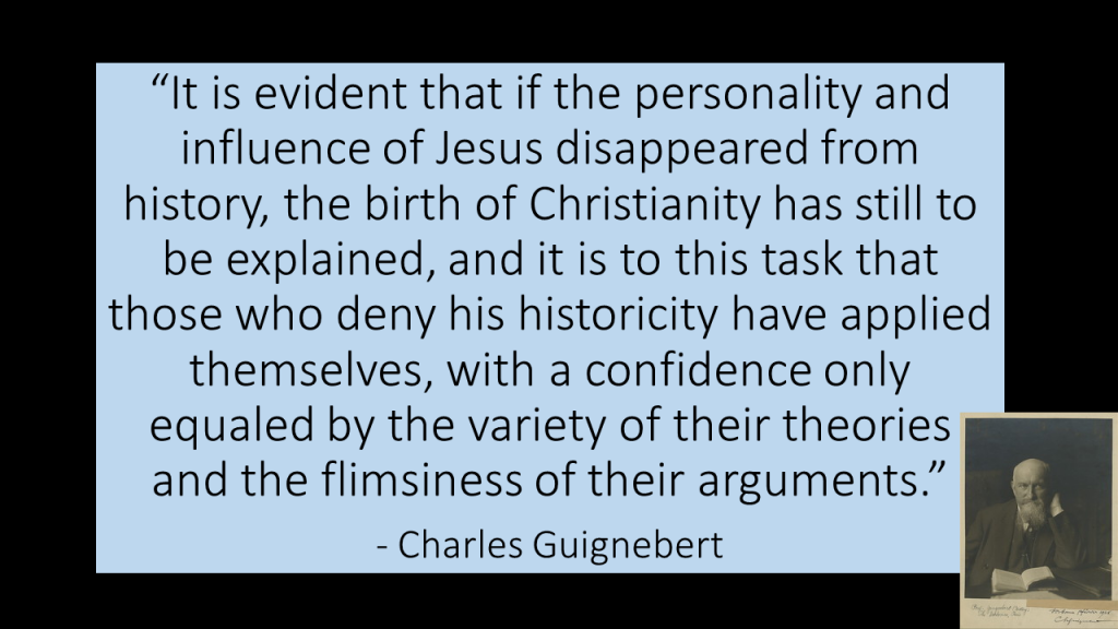 Guignebert quote