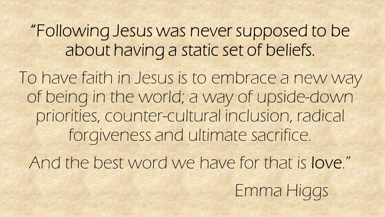 Following Jesus was never supposed to be Emma Higgs quote