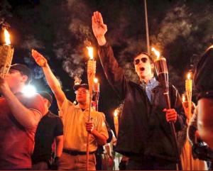Nazi salutes Charlottesville