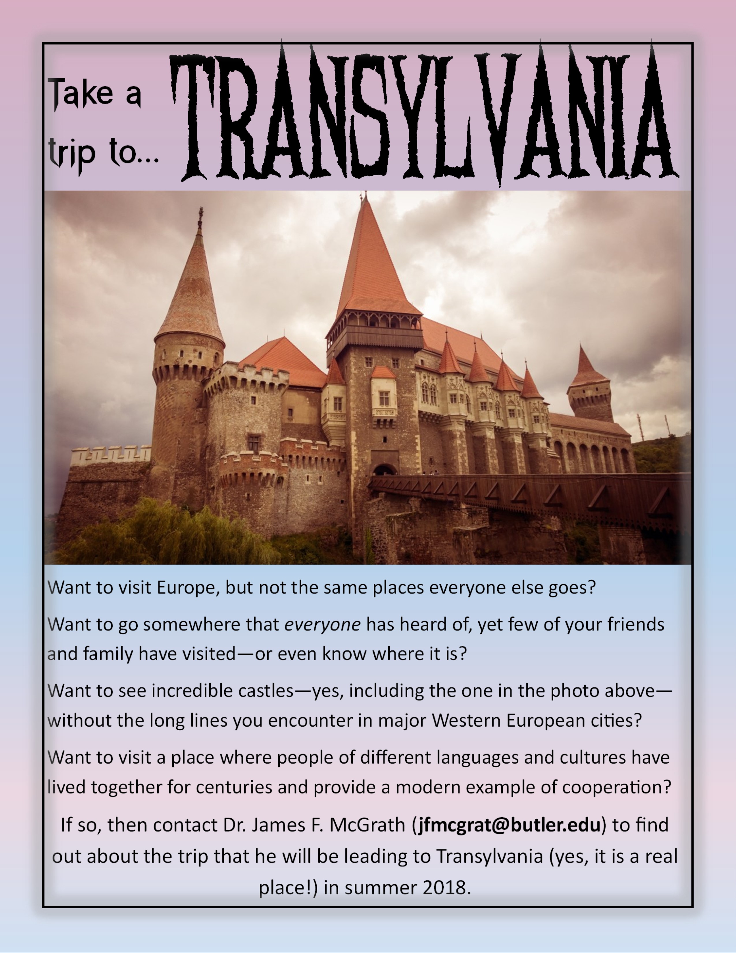 transylvania as a study abroad destination | james mcgrath