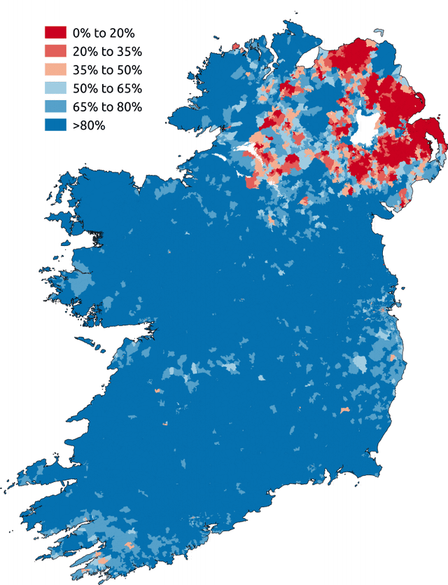 Ireland Religion Map 