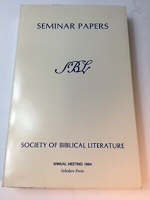 Society Of Biblical Literature Seminar Papers Digitized! | James McGrath