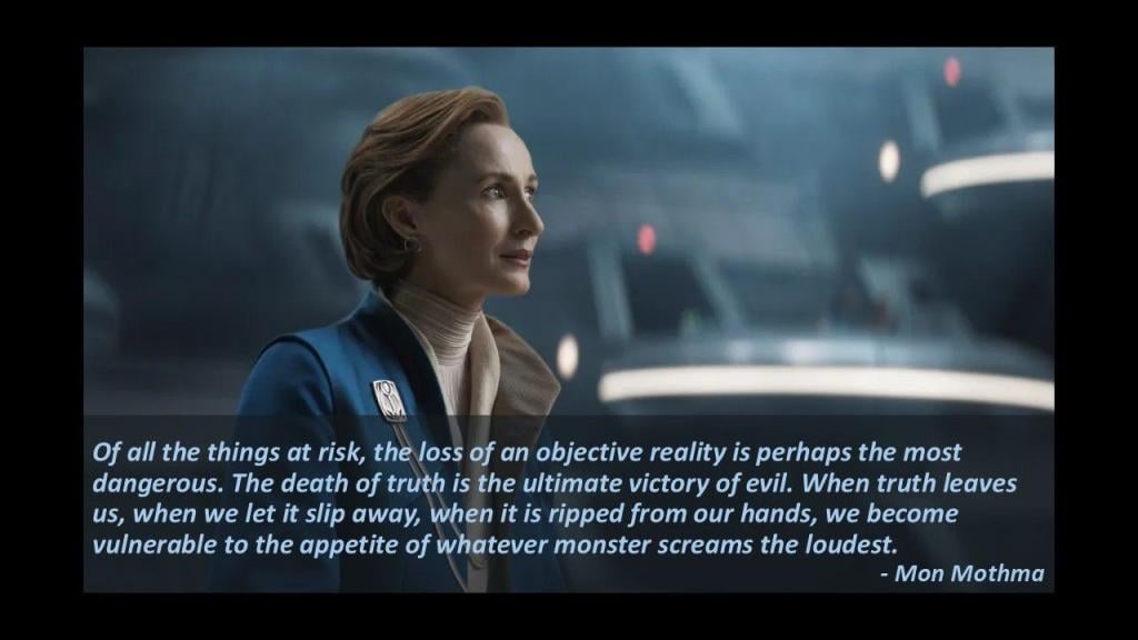Mon Mothma image with quotation