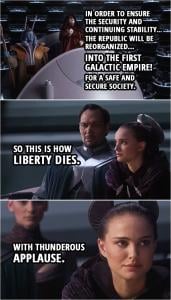 Padme Amidala with quote