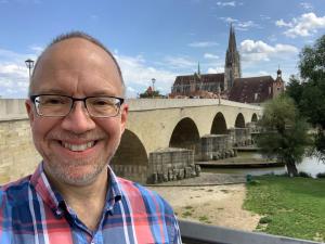 Regensburg old stone bridge