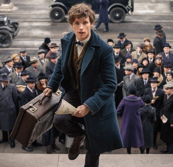 Eddie Redmayne plays Newt Scamander in Fantastic Beasts and Where to Find Them. Image courtesy of Warner Brothers Pictures. 