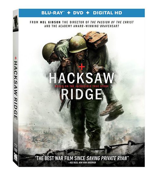 Hacksaw Ridge, starring Andrew Garfield, will arrive on Blu-Ray and DVD on Feb. 21. Image courtesy of Lionsgate Pictures.