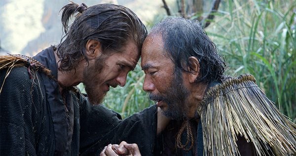 Silence, directed by Martin Scorsese, stars Andrew Garfield, Adam Driver, and Liam Neeson. Image courtesy of Paramount Pictures. 