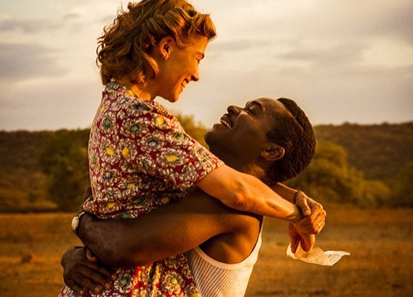 Rosamund Pike as “Ruth Williams” and David Oyelowo as “Seretse Khama” in the film A United Kingdom Photo courtesy of Fox Searchlight Pictures. © 2016 Twentieth Century Fox Film Corporation All Rights Reserved