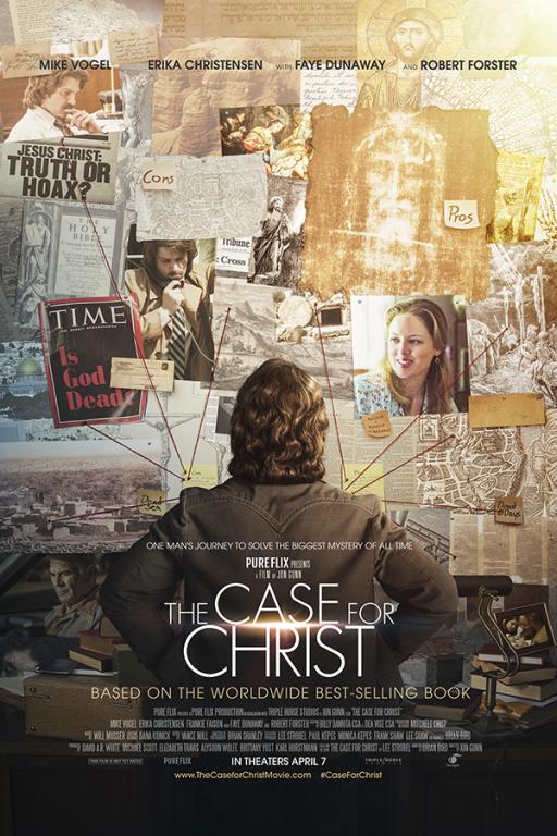 Mike Vogel and Erika Christensen star as Lee and Leslie Strobel in The Case for Christ, releasing for Pure Flix Entertainment April 7. Image courtesy of Pure Flix Entertainment. 