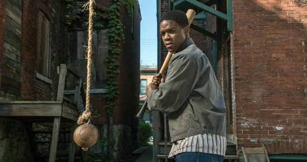 Jovan Adepo stars as Cory Maxson with Denzel Washington and Viola Davis in the Oscar-winning film 'Fences,' now available on Blu-Ray, DVD and Digital Home Video. Image courtesy of Paramount Pictures. 