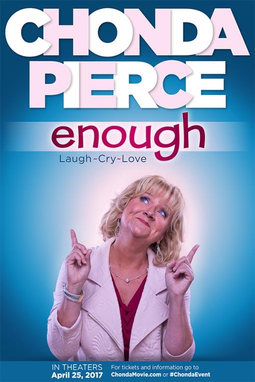 Comedian Chonda Pierce releases new documentary ENOUGH on April 25 through Fathom Events. Image courtesy of Turning Point Public Relations. 