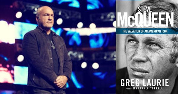 Greg Laurie (left) releases two new projects on the conversion of Steve McQueen, including 'Steve McQueen: The Salvation of an American Icon.' Images used by permission. 