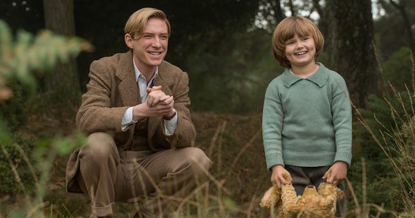 Goodbye Christopher Robin from Fox Searchlight Pictures stars Domhnall Gleeson, Margot Robbie, and newcomer Will Tilston. Image courtesy of Fox Searchlight. 