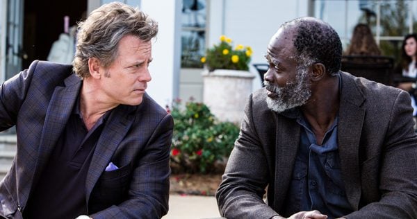 Greg Kinnear and Djimon Hounsou play Ron Hall and Denver Moore in the film 'Same Kind of Different As Me,' releasing Oct. 20 from Paramount Pictures/Pure Flix Entertainment. Image courtesy of Paramount Pictures.