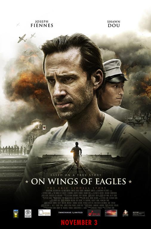 Joseph Fiennes stars as Eric Lidell, the gold medalist subject of 'Chariots of Fire' in 'On Wings Of Eagles,' directed by Stephen Shin and releasing Nov. 3. Image courtesy of WIT PR. 