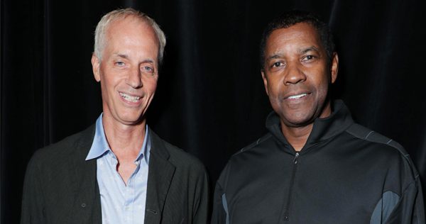 Dan Gilroy, director, and Denzel Washington, star, of 'Roman J. Israel, Esq.' releasing Nov. 22 through Sony Pictures. Image by Eric Charbonneau courtesy of Sony Pictures. 