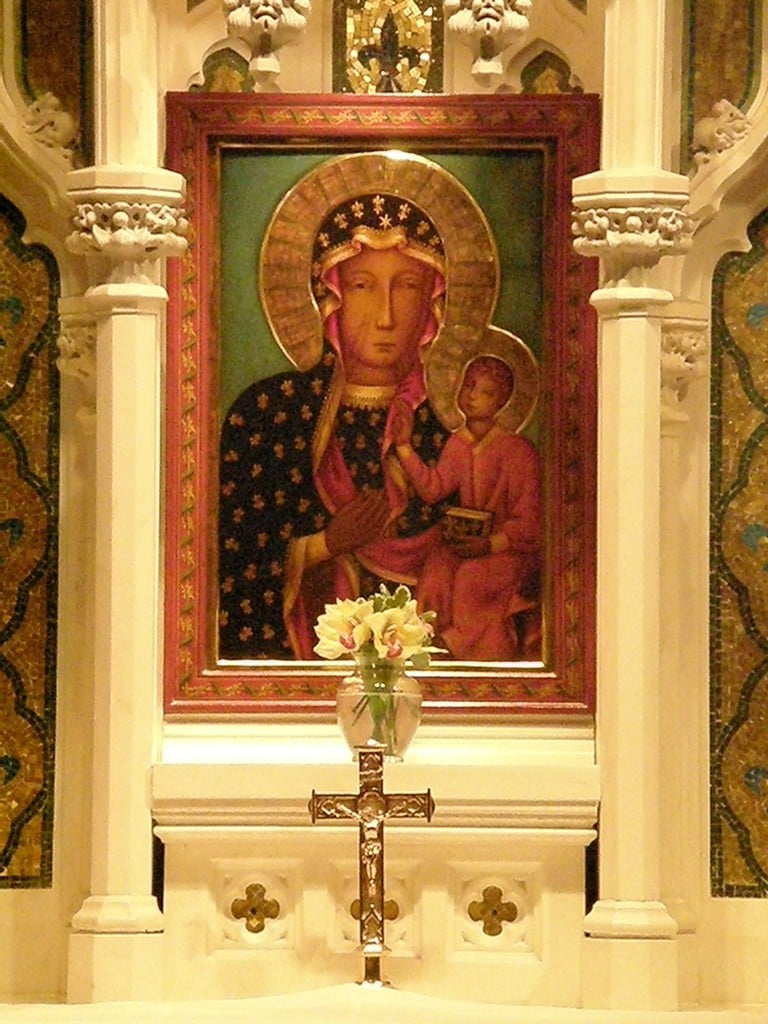 Our Lady of Częstochowa - by Jim Bowen (814125425_75986ed11b_b) [CC BY 2.0 (https://creativecommons.org/licenses/by/2.0/)], via Flickr