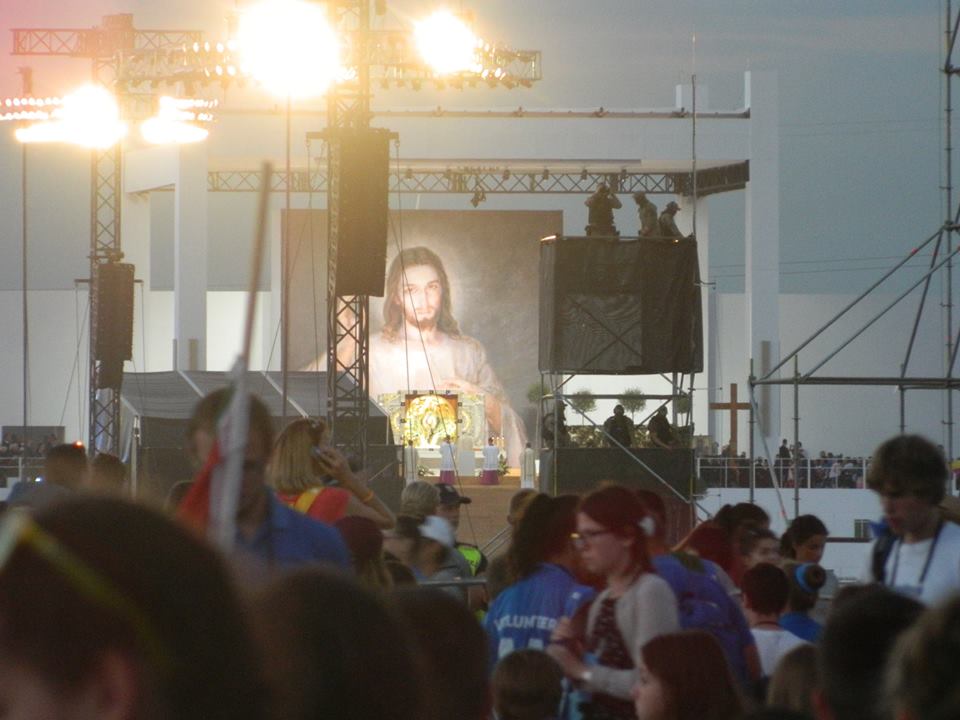 Evening Vigil - Adoration at Campus Misericordiae, World Youth Day 2016 - photo by Lawrence Lam (used with permission)