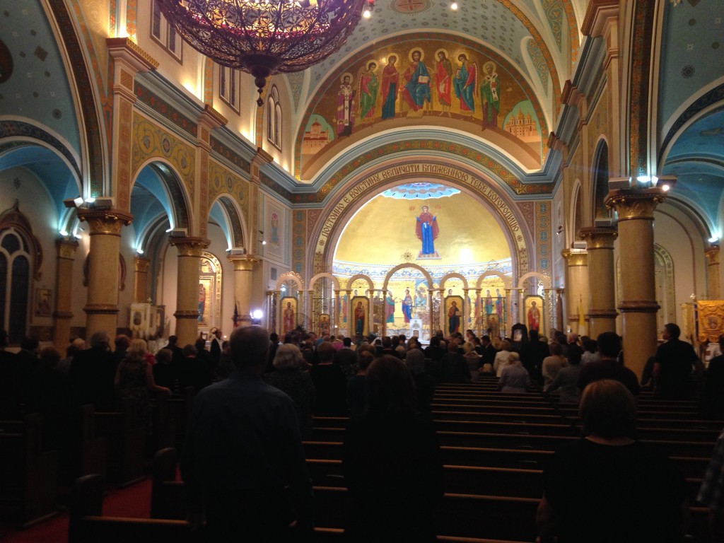 Parastas for a Priest, for Bishop Richard (Seminack), St Nicholas Ukrainian Catholic Cathedral, 22 August 2016 - photo by me